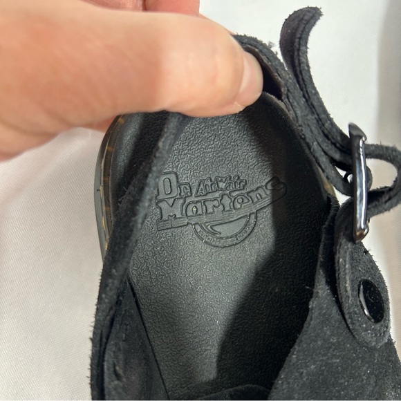 Dr. Martens | Carlson Slingback Mule Black Suede Clogs Women’s Size 9 - Picture 9 of 13